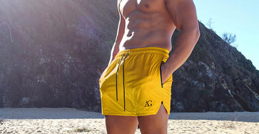 Solar Flare Yellow Shorts